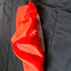 Child's satin bonnet